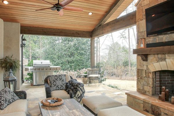 large open porch