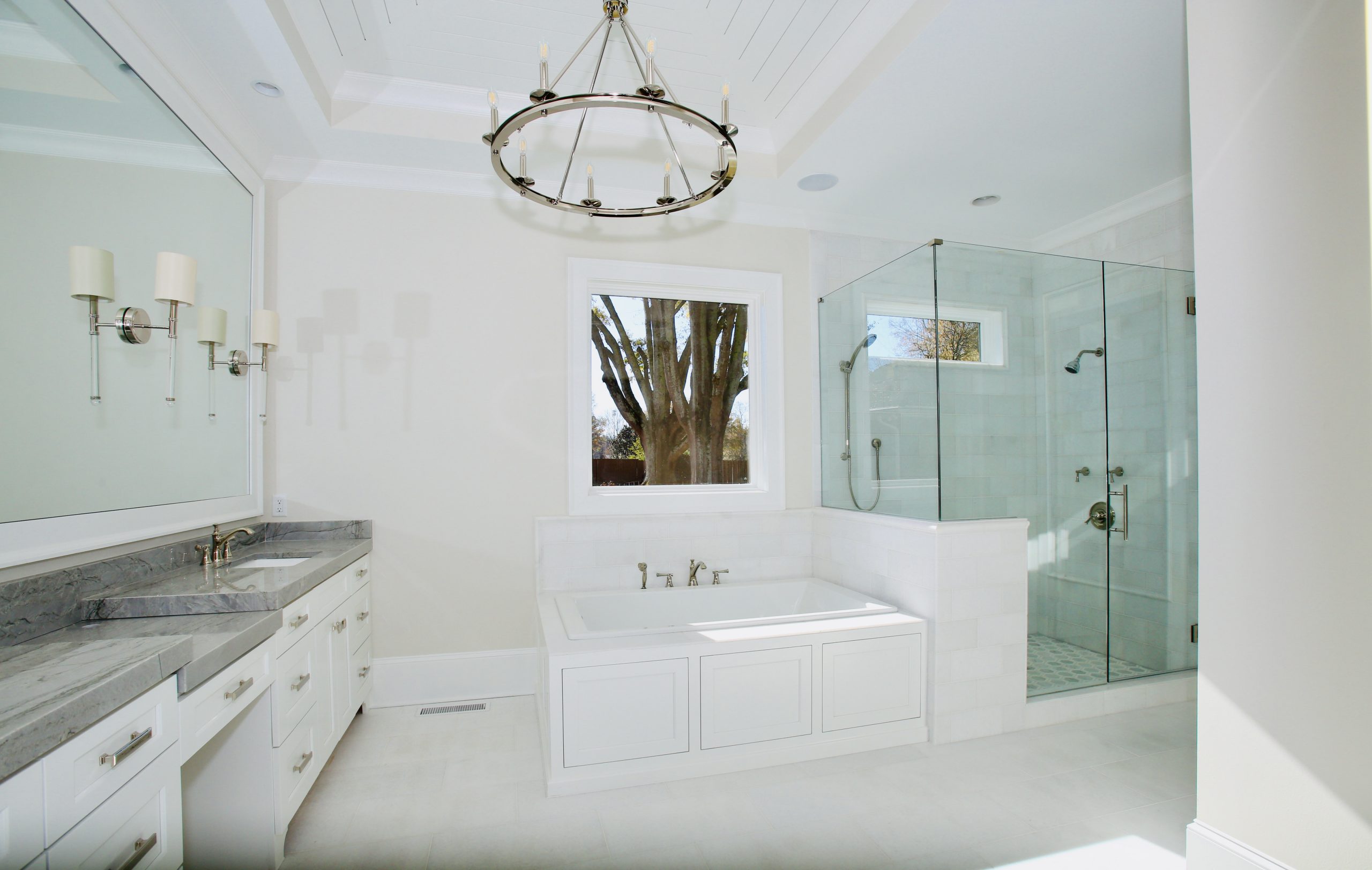 A Bathroom, such as one in an Alpharetta bathroom remodel