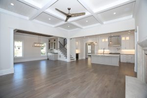 Open concept kitchen and living room remodel
